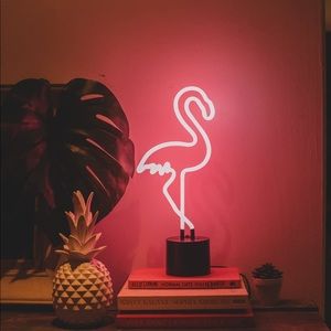 Amped & Co Flamingo Led Neon desk light